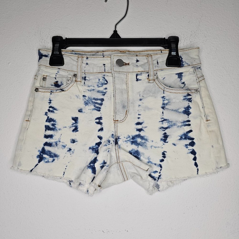 NWT Aqua Youth White/Blue Shorts Size 12